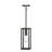 Ryle One-Light Outdoor Pendant Light with Clear Glass Panels-127392952
