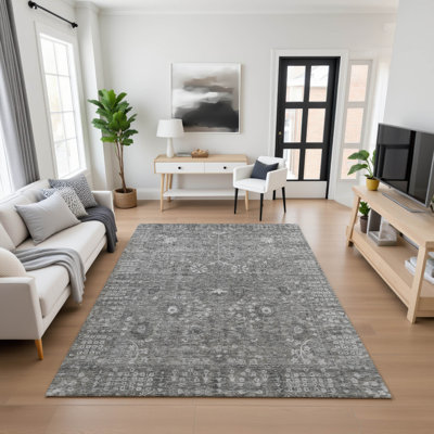 Premium Machine Washable Mayfield AMF2231 Global Rug