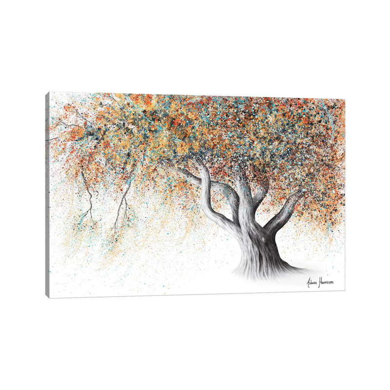Rusty Autumn Tree by Ashvin Harrison - Wrapped Canvas Print, Wrapped Canvas, 101.6 cm H x 66.04 cm W x 1.91 cm D