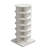 360° Rotating Shoe Cupboard 6-layer, Space Saving For 24 Pairs Of Footwear, All Family, Easy To Install, White & Elegant Design 360 Cabinet - 6 Layers, Efficient Pairs, Whole Family Storage, Stylish