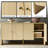 Martha 63"Wide Modern 4 Door Fluted Sideboard with Cable Management-685677351