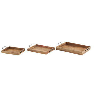 Ensemble de plateaux de service 3 pièces Percey