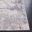 Tapis en polypropylène / polyester abstrait tissé à la machine en ivoire / gris-1934735993