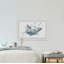 «Blue Whale Splash», reproduction encadrée-797781377