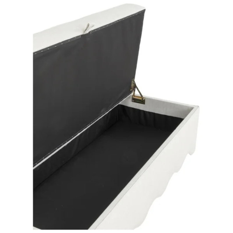 Upholstered Storage Bench, 3326 Denim