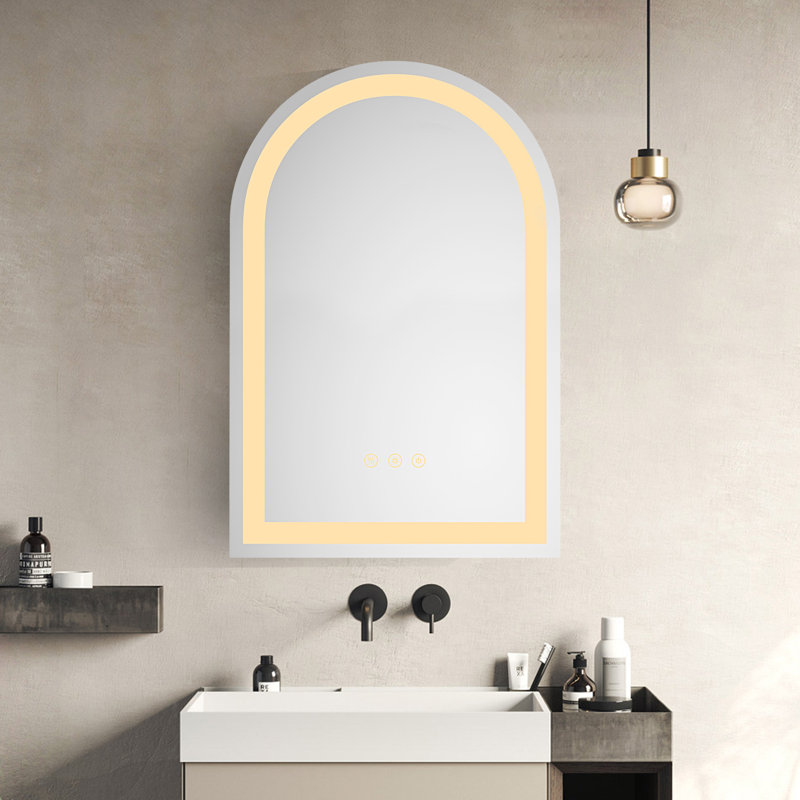 Jarquavius Flat Wall Mirror, 24'' x 16''