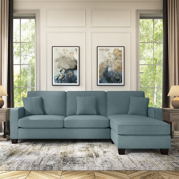 Wade Logan® Alitza Upholstered Sectional & Reviews | Wayfair