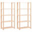 Katz 80cm W Manufactured Wood Shelving Unit