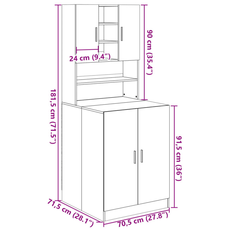 Benjerman Freestanding Bathroom Cabinet