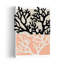 Coral Silhouettes Abstract Modern Organic Nature Ocean Wall Art Print-605241576