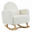 Chaise berçante d'appoint avec coussin