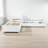 L-Shape Wood Double Twin Platform Beds With Trundle-114566694