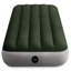 Intex: Dura-Beam: Prestige Downy Airbed - Simple - Vert, matelas gonflable gonflable 10 po, Fibre-Tech, Surface veloutée, intérieur-extérieur, capuchon de 300 lb, 64106E-116722161
