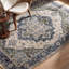 Tapis oriental bleu / vert Hovis-1950135614