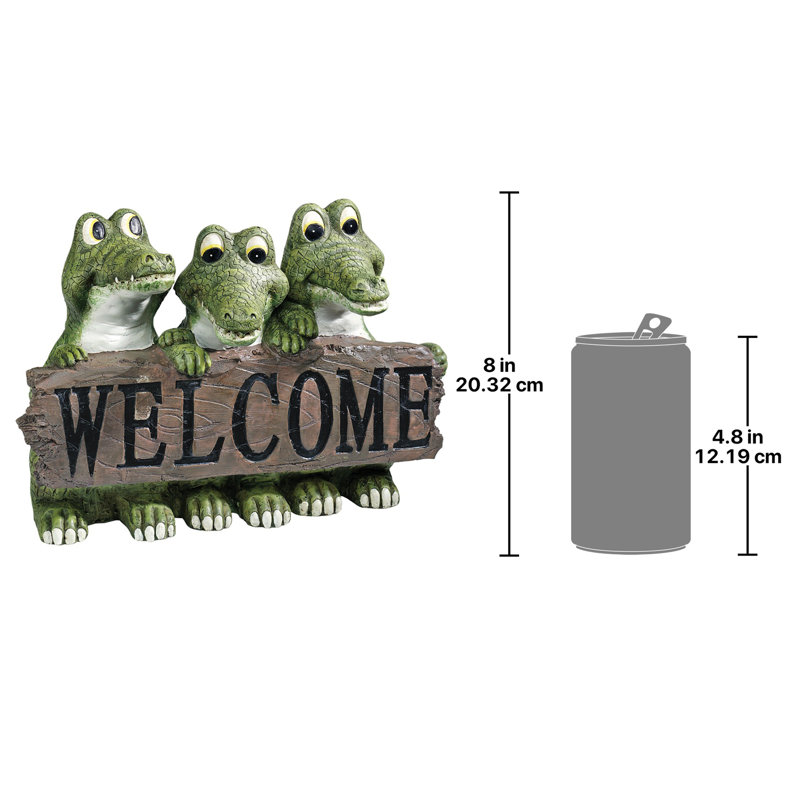 Statue de crocodile Ragin 'Cajun
