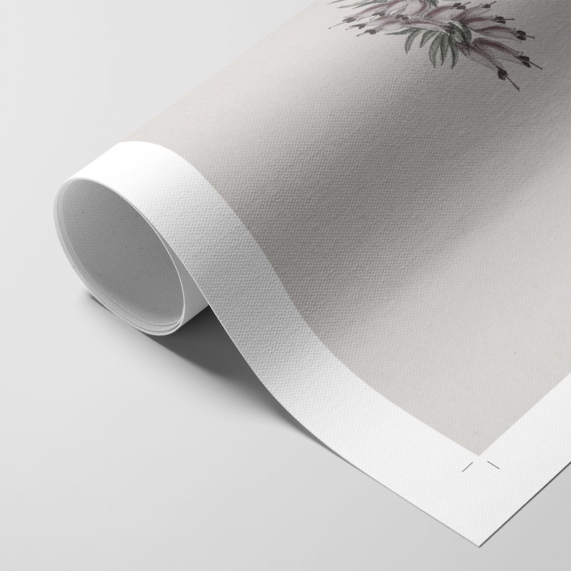 Imprimé floral rétro CLXIX - impression sur toile seulement - non encadrée, H 27 po x l 18 po