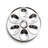 Outset Stainless Steel Oyster Tray, 6 Slots and Condiment Cup