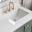 Meuble-lavabo double 61 po avec plateau en quartz blanc Oecusse-506258222
