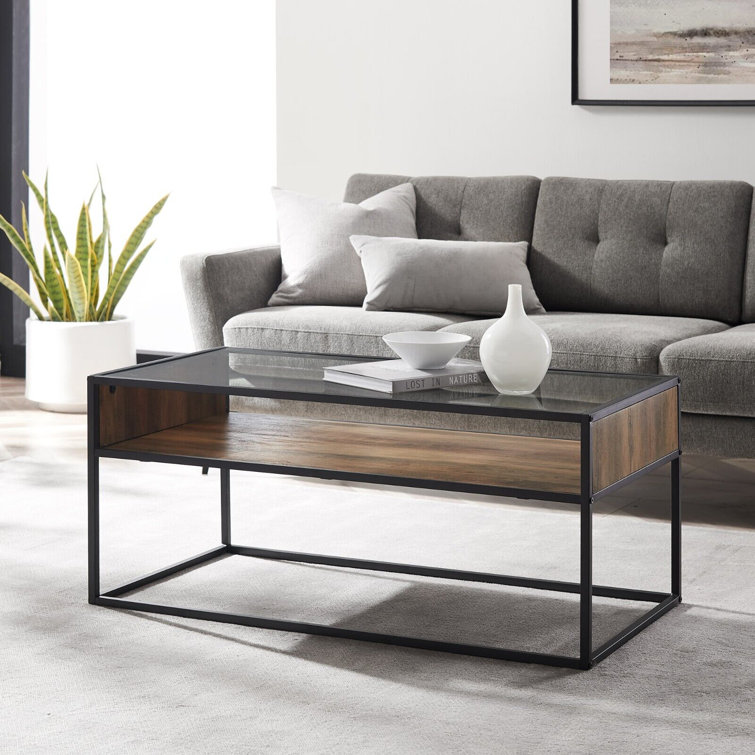 Frame Coffee Table with Storage