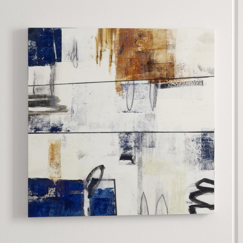 Scrabble II Print by Christopher Peter, Glass Coat, 24" H x 24" W x 1.5" D