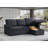 Storage Sofa: Cotton Linen & Fibre Foam Combo-824181458