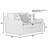 Brytanni 67'' Upholstered Loveseat with Comfort Coil Seating and 3 Included Accent Pillows-70053064