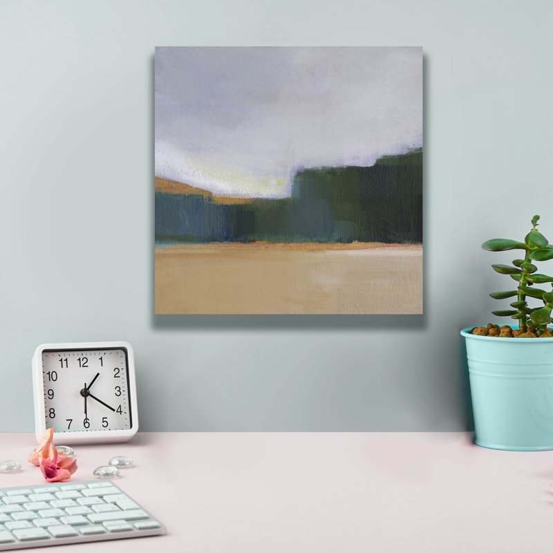  «Solitude 2» par Brittany Evans, art mural sur toile, 12 po x 12 po
