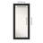 Luxe Non-Beveled Framed Full-Length Floor Leaner Mirror-120330310
