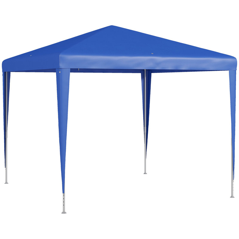 Arvell 2.7m x 2.7m Metal Party Tent, Blue