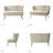 Euclid 47" Velvet 2-Seat Armless Loveseat-905681837