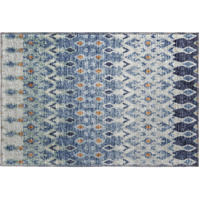 Premium Machine Washable Driessen AMF72 Seaglass Rug