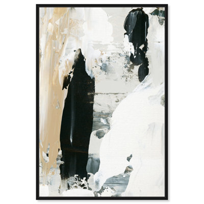 Gris chaud - peinture sur toile