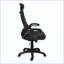 Chaise de bureau, hauteur réglable, pivotante, ergonomique, accoudoirs, bureau d'ordinateur, travail, aspect cuir, métal, contemporain, moderne