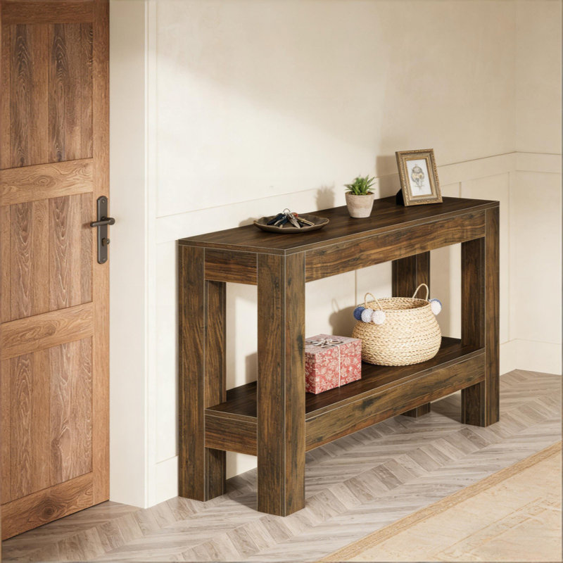 Console à 2 niveaux pour salon d'entrée | Idée de cadeau