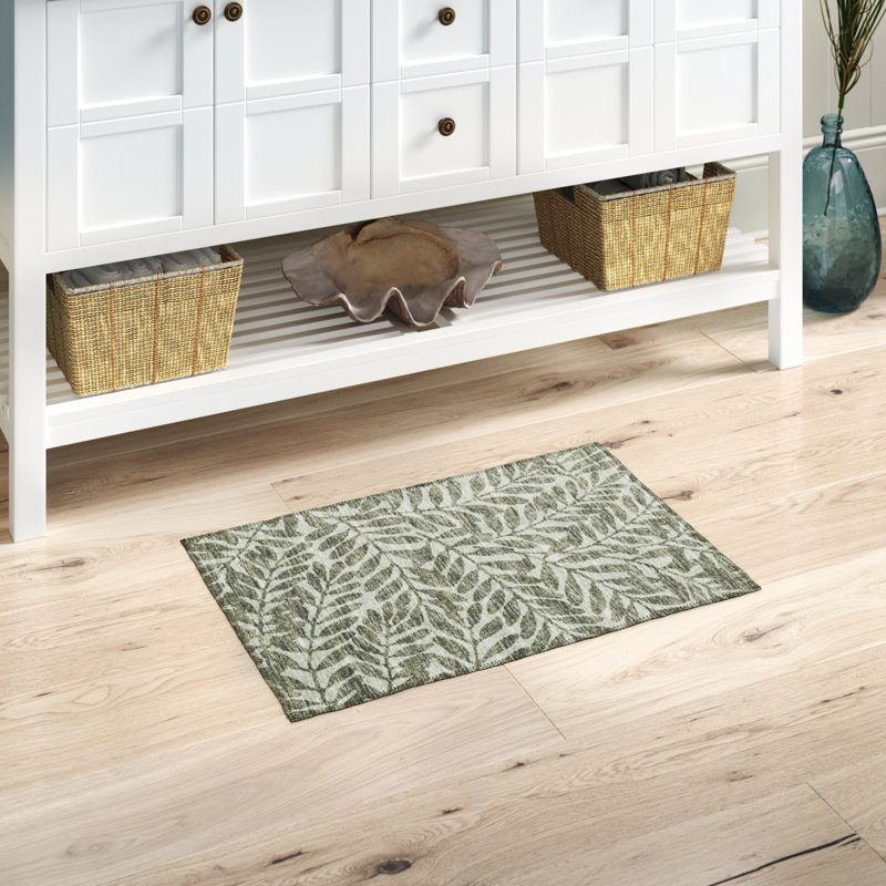 Duffield Chenille Floral Rug, Rectangle 3' x 5'