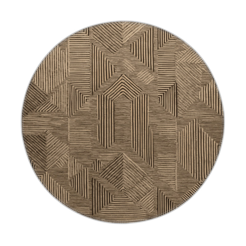 Tapis intérieur et extérieur ArtDeco, Rond 5 pi
