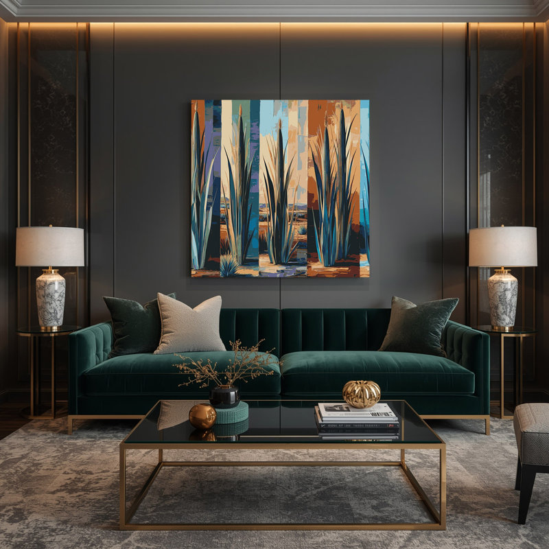 Art mural sur toile 236, H 32 po x l 32 po