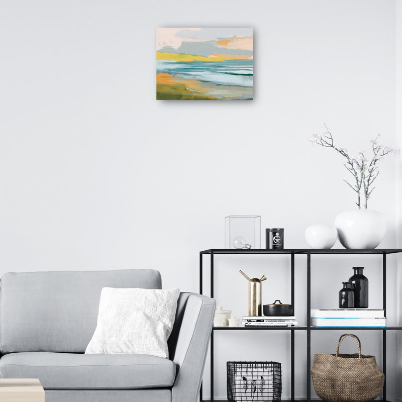 Impression sur toile Seaside Colors 2 par Studio Arts, Toile tendue, L 24 po x H 18 po