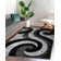 NYC Shag Performance Black Grey Area Rug