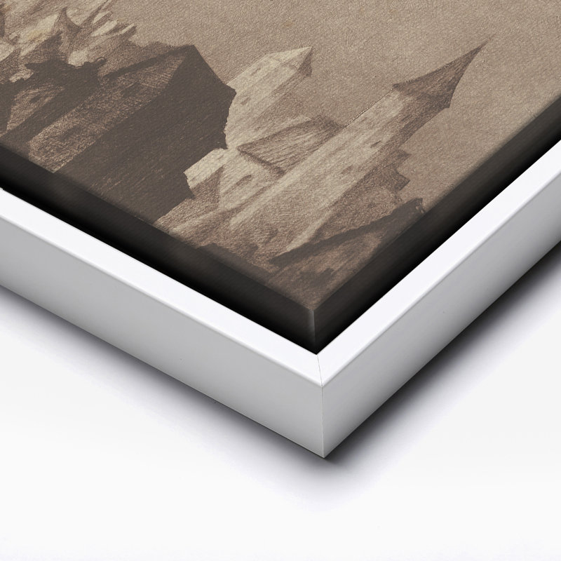 Envol pour le sabbat, Canevas, H 12 po x l 16 po, White Framed