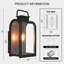Lanterne murale d'extérieur courbée en verre transparent haute résistance H 1 po 13 lumières-125017750-127613568