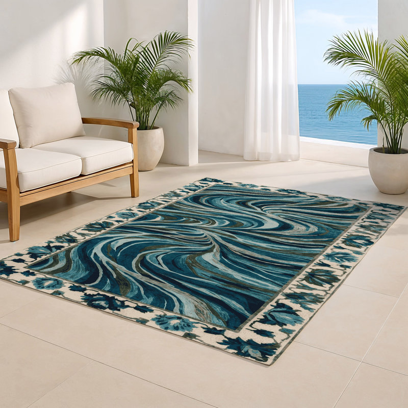 Tapis intérieur et extérieur gris Nature, Rectangulaire 2 pi x 3 pi