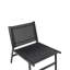 Caleiah Outdoor Armless Lounge Chair with Ottoman