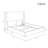 Avala Upholstered Wingback Bed-1113200450-1113200453