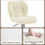 color Height Adjustable Modern Faux Leather Swivel Bar Stools-627337837
