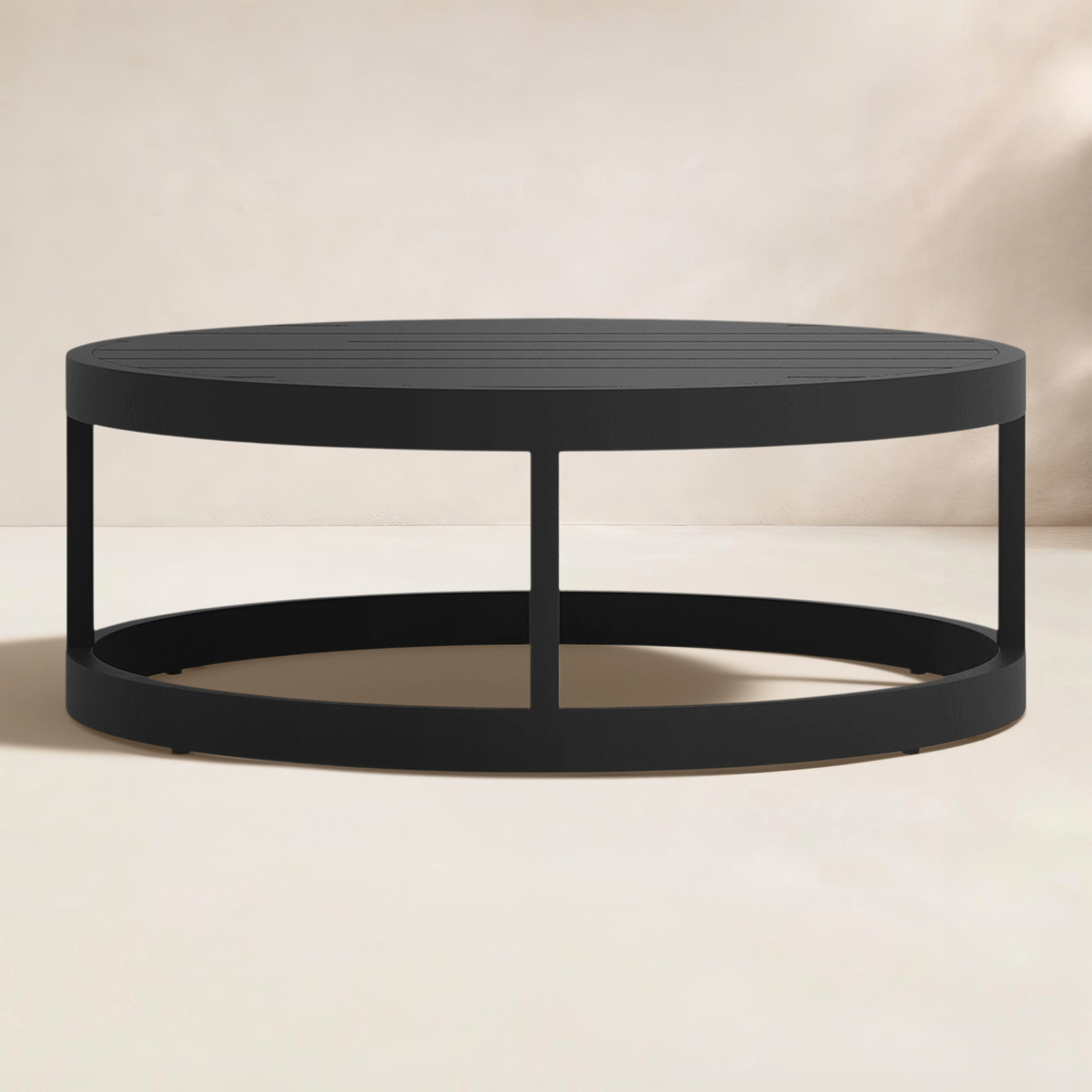 Bergeron Metal Coffe Table, Black