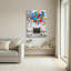 "Typewriter Explosion", impression sur toile murale, ensemble de 1-129341041-129341045