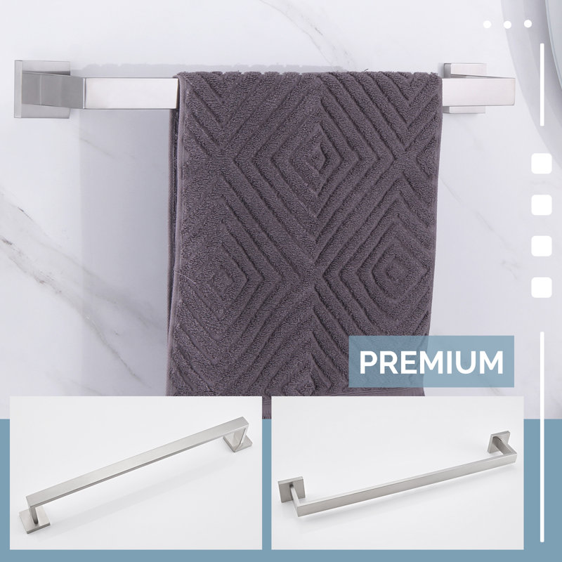 23.75'' Brushed Nickel Wall Mounted Towel Bar