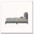 Burlap Upholstered Button Tufted Bed