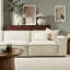 Restore 3-Piece Performance Fabric Upholstered Modular Sofa Set In Ecru-1659000078